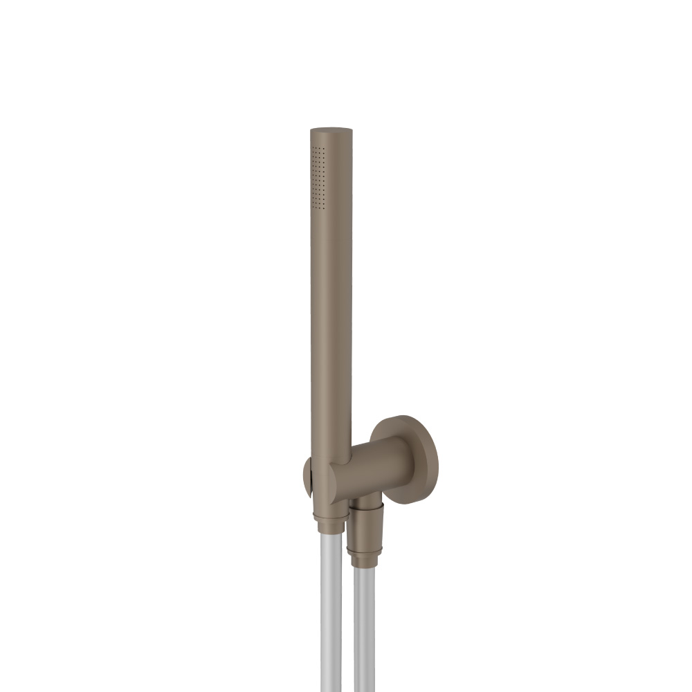 Hand Shower Set with Holder and Elbow Combo | Dark Tan