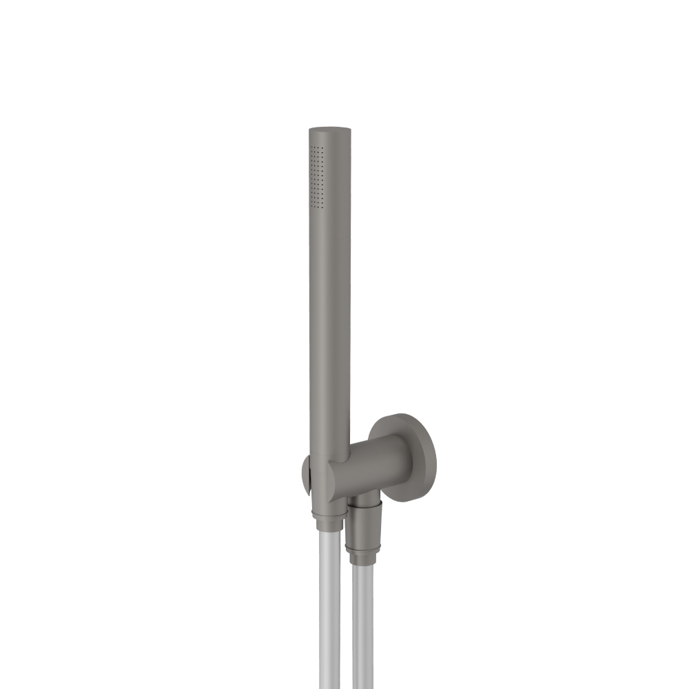 Hand Shower Set with Holder and Elbow Combo | Steel Grey