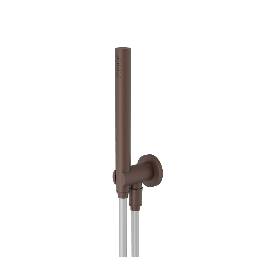 Hand Shower Set with Holder and Elbow Combo | Vortex Brown