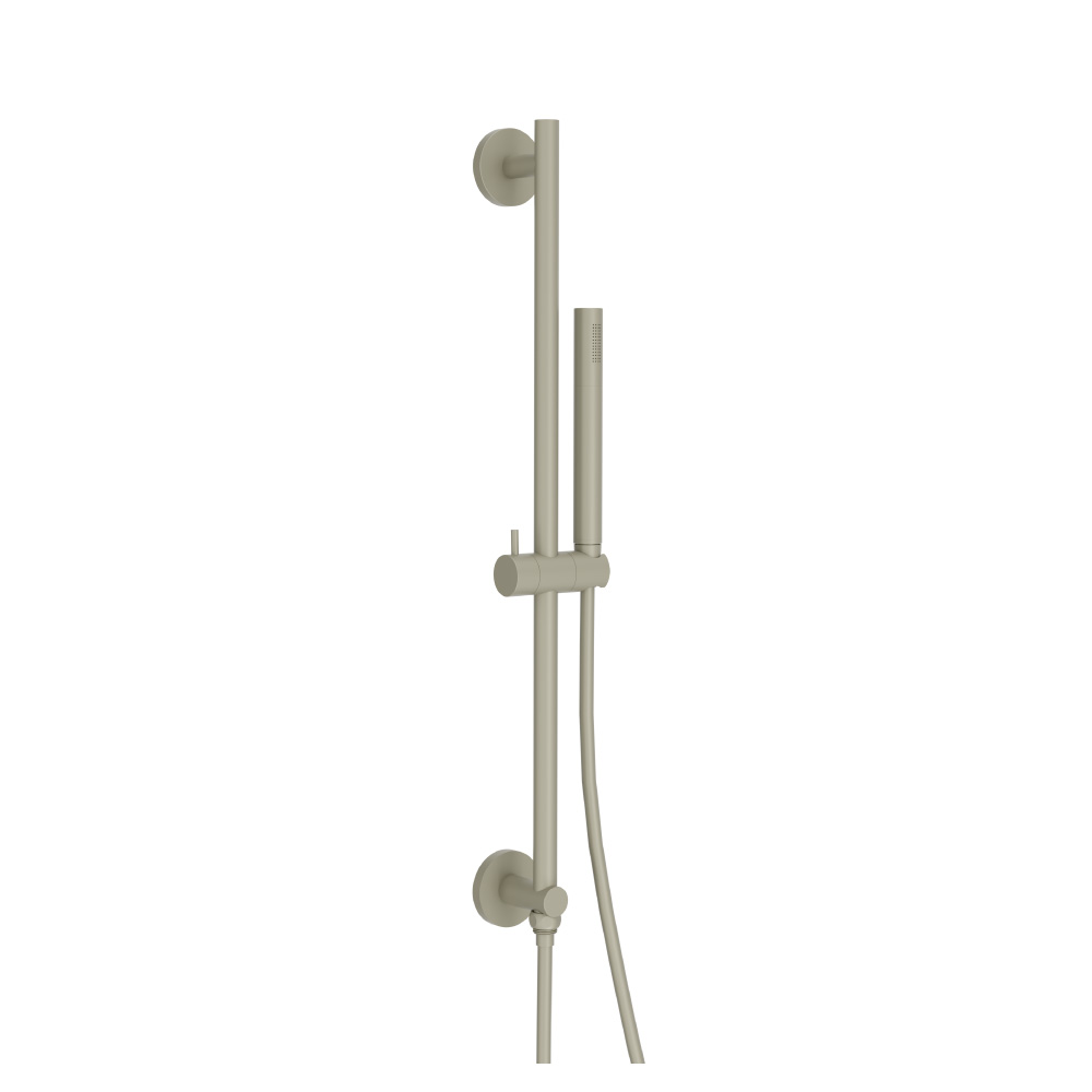 Hand Shower Set with Slide Bar, Integrated Elbow & Hose | Light Verde