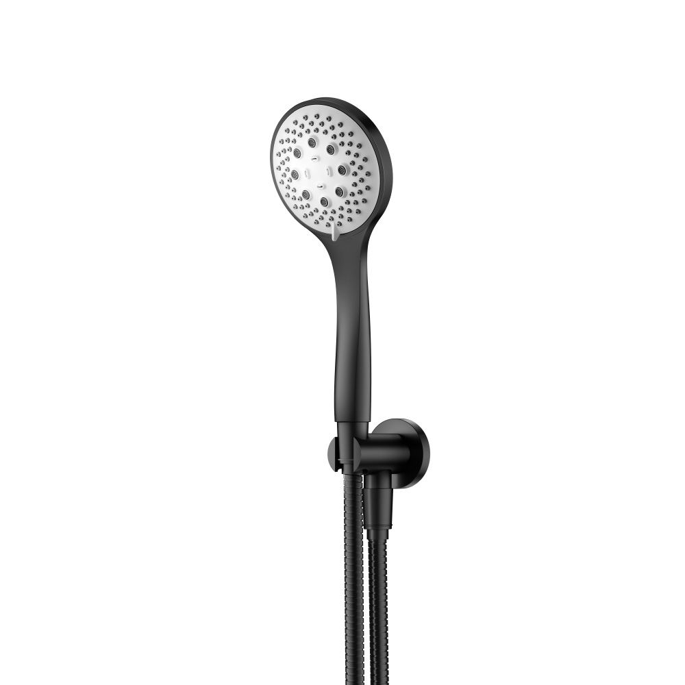 Hand Shower Set with Holder and Elbow Combo | Matte Black