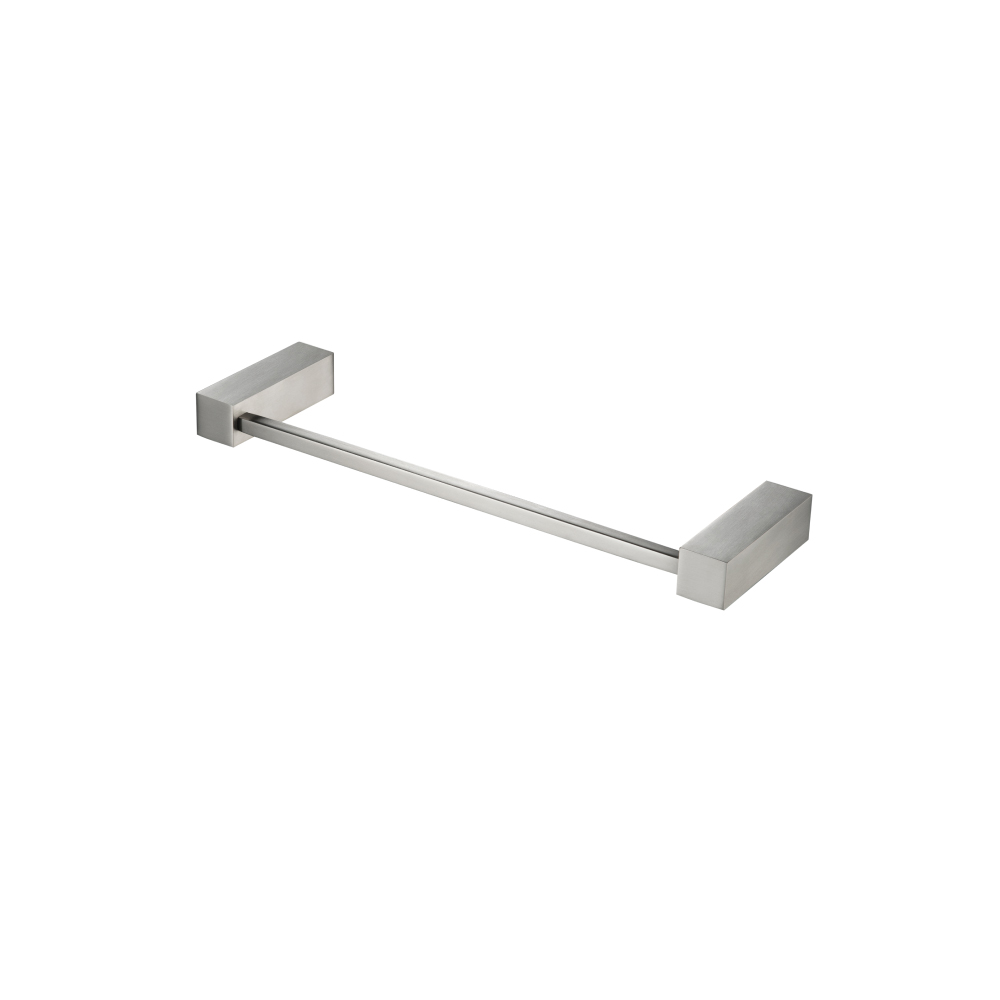 Brass Towel Ring / Mini Towel Bar - 8" | Brushed Nickel PVD