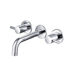Two Handle Wall Mounted Tub Filler
