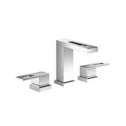 Three Hole 8" Widespread Two Handle Bathroom Faucet