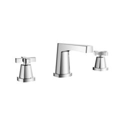 Three Hole 8" Widespread Two Handle Bathroom Faucet