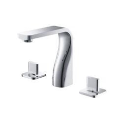 Three Hole 8" Widespread Two Handle Bathroom Faucet