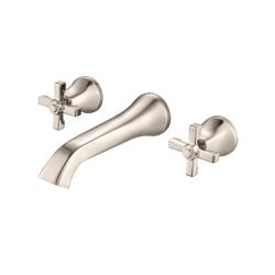 Two Handle Wall Mounted Bathroom Faucet