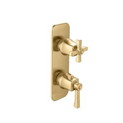 3/4" Thermostatic Shower Valve & Trim  - 3-Output