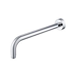 Wall Mount Round Shower Arm - 12" (300mm) - With Flange