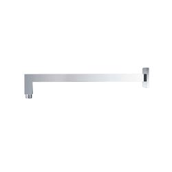 Wall Mount Square Shower Arm - 16" (400mm) - With Flange