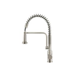 Caso - Semi-Professional Dual Spray Stainless Steel Kitchen Faucet With Pull Out