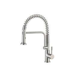 Caso - Semi-Professional Dual Spray Stainless Steel Kitchen Faucet With Pull Out