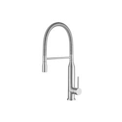 Glatt - Semi-Professional Dual Spray Stainless Steel Kitchen Faucet With Pull Out